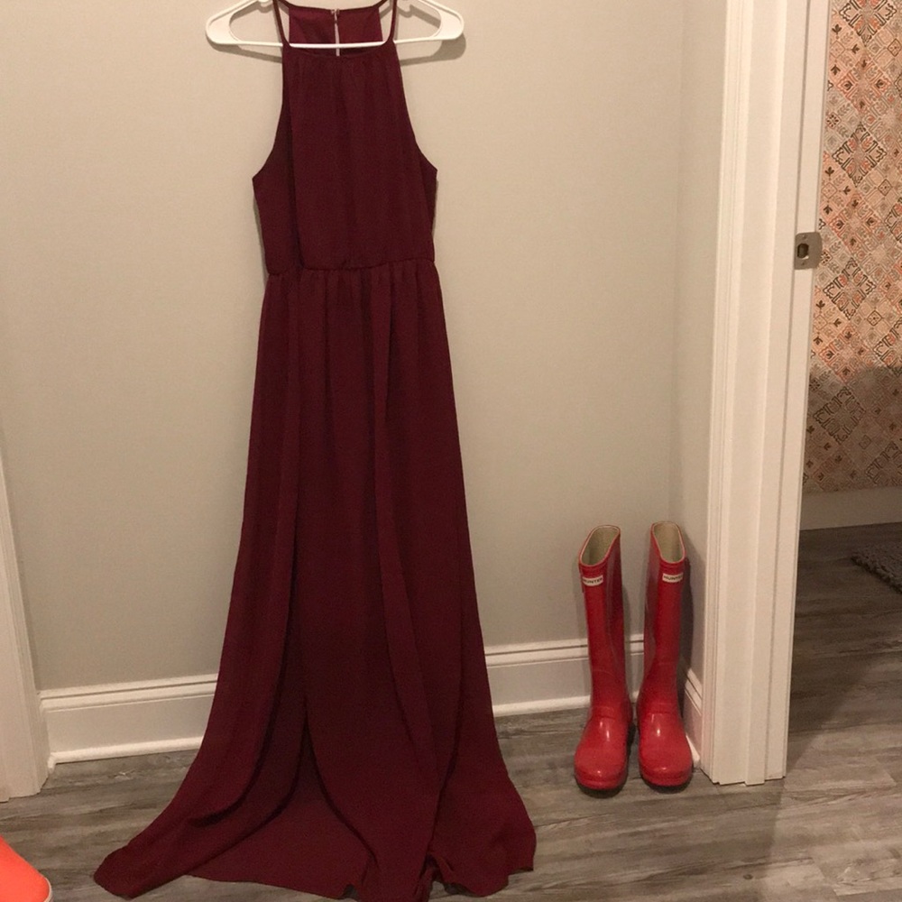 FLASH SALE!! Formal Burgundy Dress